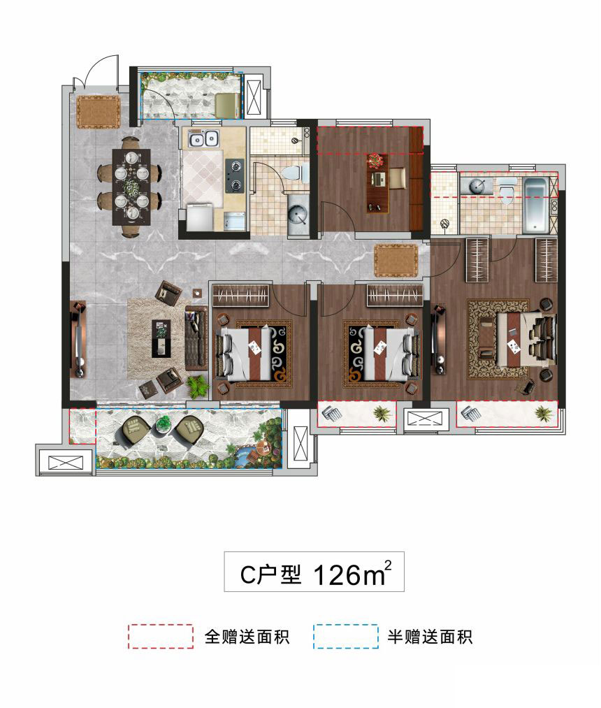 C户型