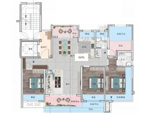 荆州-石首市云栖水岸为您提供C户型鉴赏