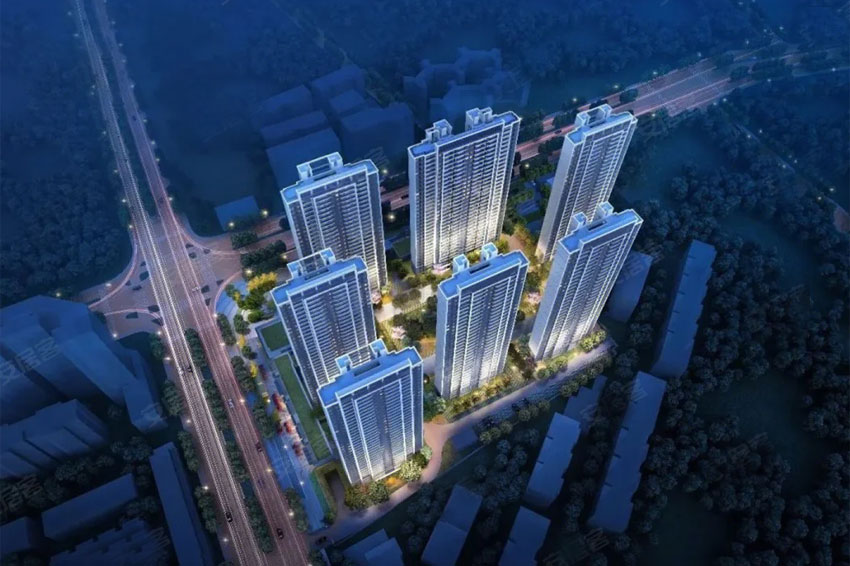 金科中梁博翠江樾项目位于沙市区江津路与武德路交汇处（万达旁）
