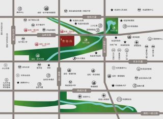荆州-松滋市金投&middot;青云府为您提供该项目区位图欣赏